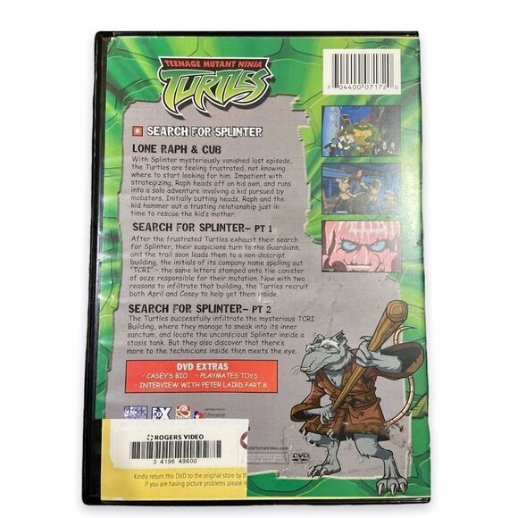Tmnt Teenage Mutant Ninja Turtles DVD lot bundle - Picture 7 of 14